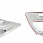 Cubre manilla cromada de portalon trasero para camioneta toyota hilux del 2016 al 2022 parte delantera y parte posterior
