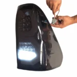 Luz blanca de los focos led para camioneta toyota hilux traseros 2016 al 2024