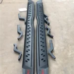 Partes de una pisaderas TRD para la camioneta toyota hilux revo del 2016 al 2022